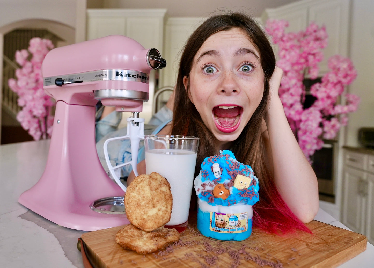 Little Mama's Cookies and Milk