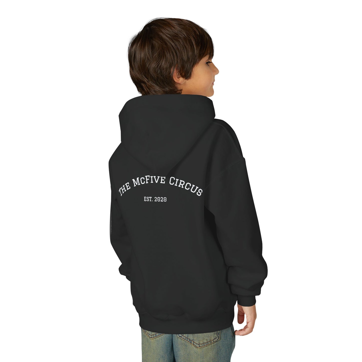 Youth Hoodie — The McFive Circus Kids Pullover Est. 2020
