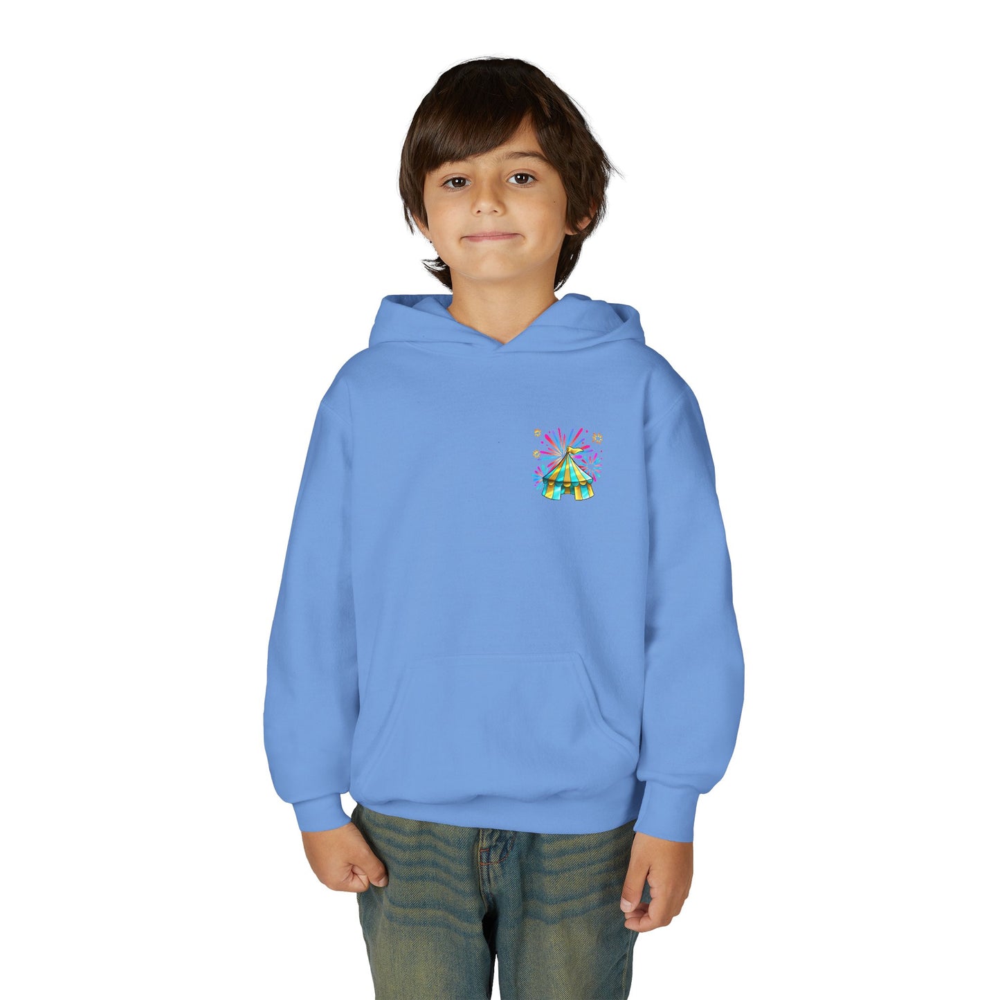 Youth Hoodie — The McFive Circus Kids Pullover Est. 2020