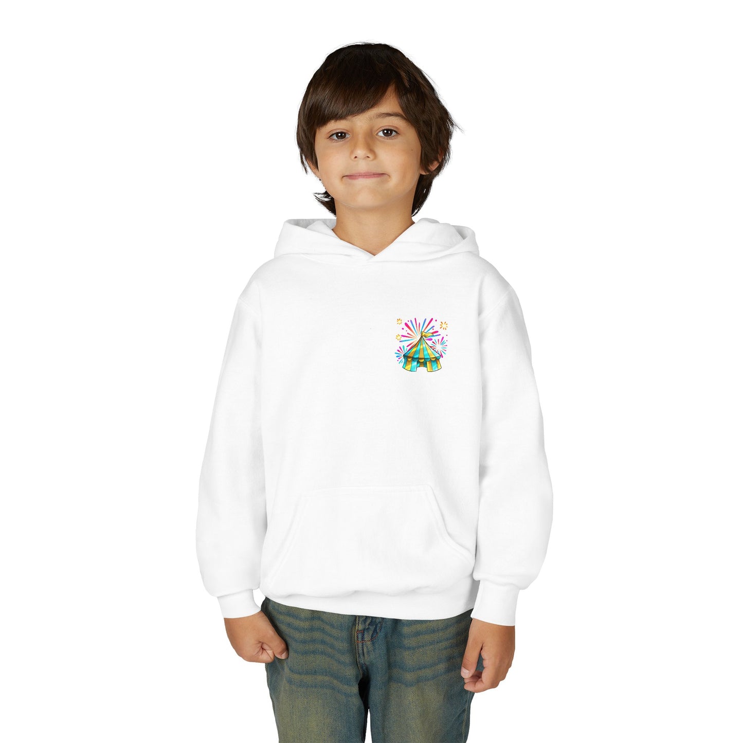 Youth Hoodie — The McFive Circus Kids Pullover Est. 2020
