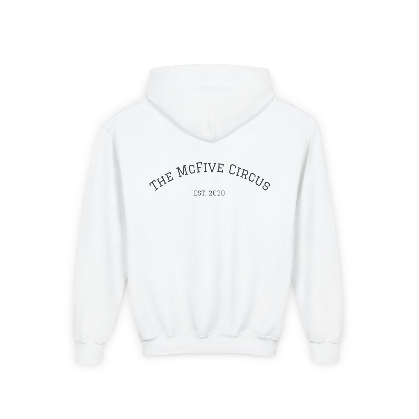 Youth Hoodie — The McFive Circus Kids Pullover Est. 2020