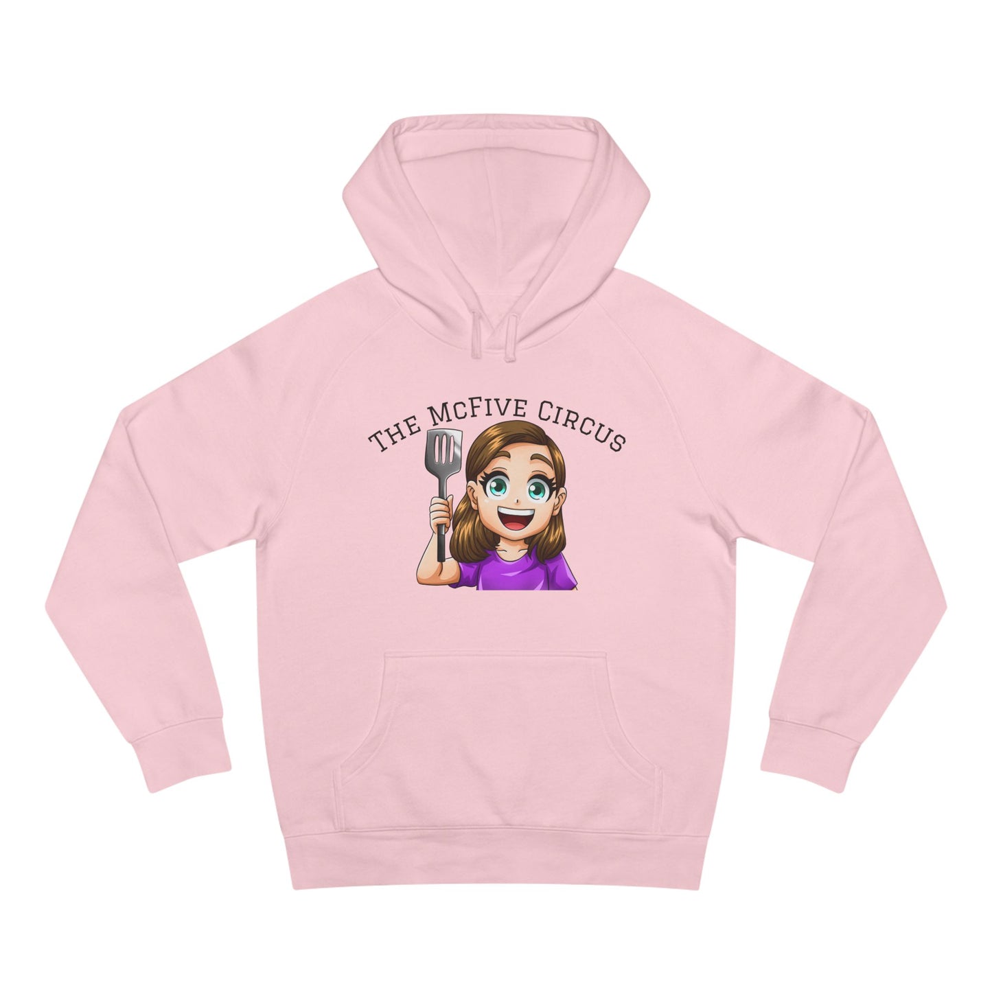 The McFive Circus Hoodie — Cute Female Cook Mascot Pullover
