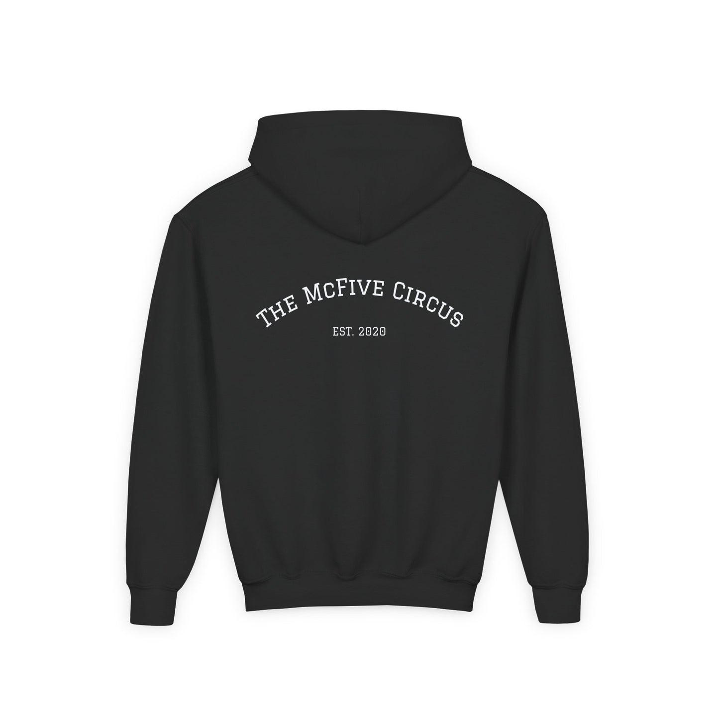 Youth Hoodie — The McFive Circus Kids Pullover Est. 2020