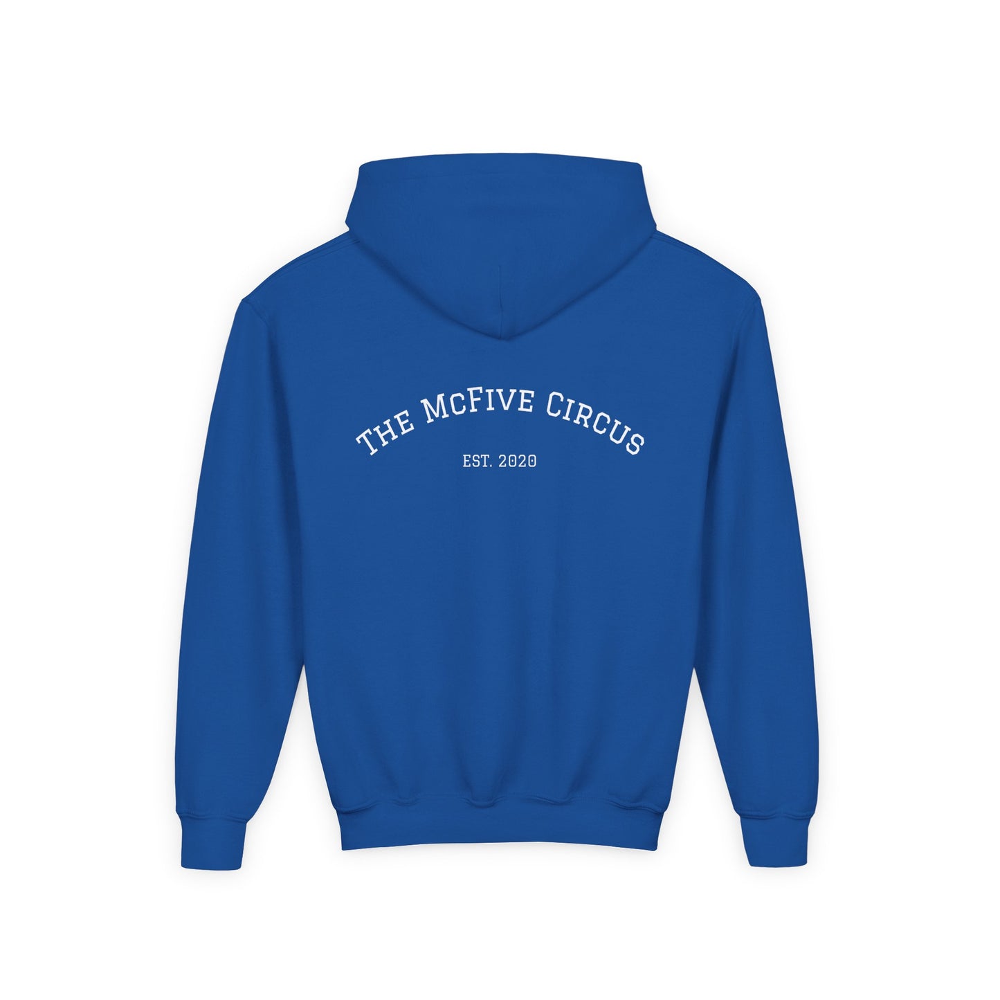 Youth Hoodie — The McFive Circus Kids Pullover Est. 2020