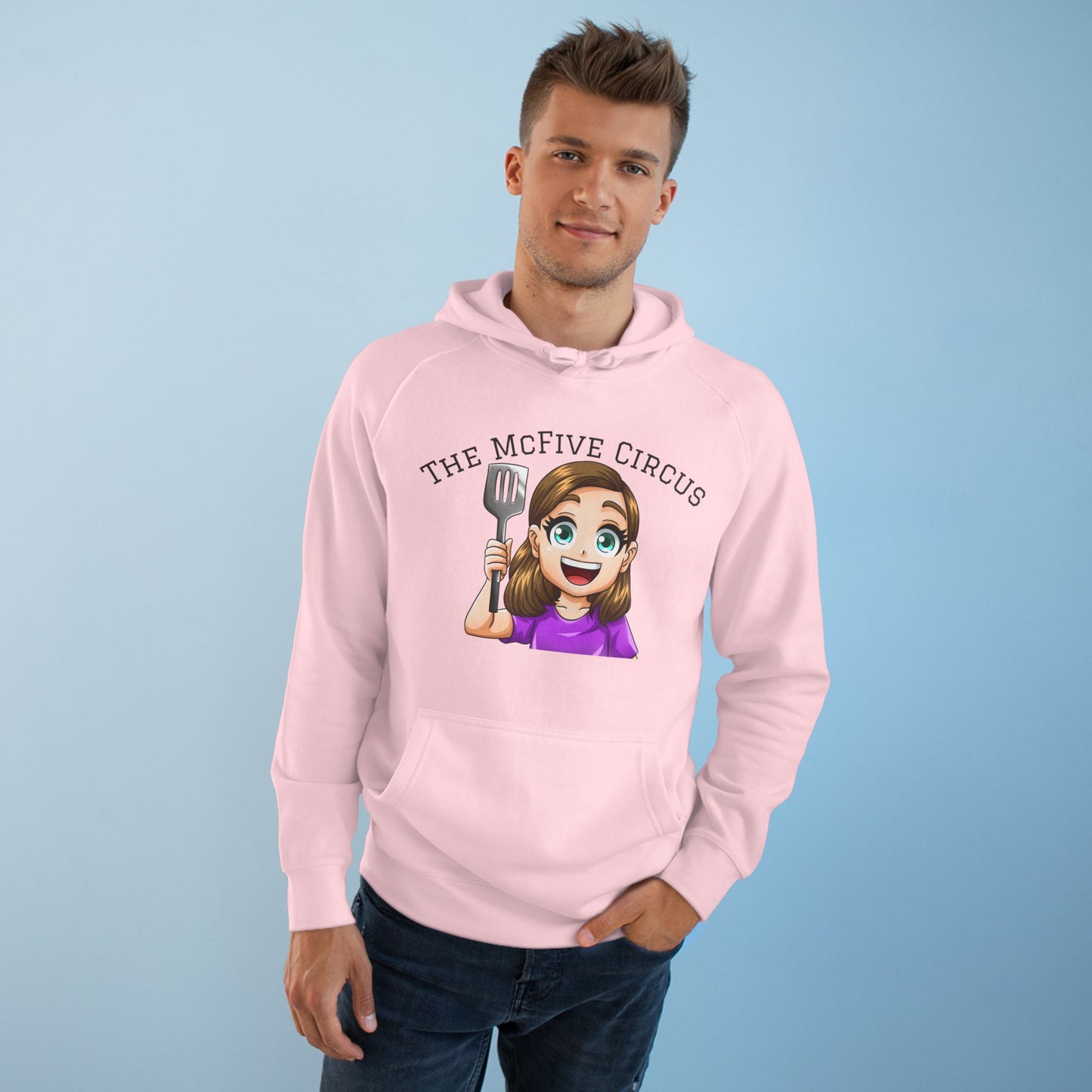 The McFive Circus Hoodie — Cute Female Cook Mascot Pullover
