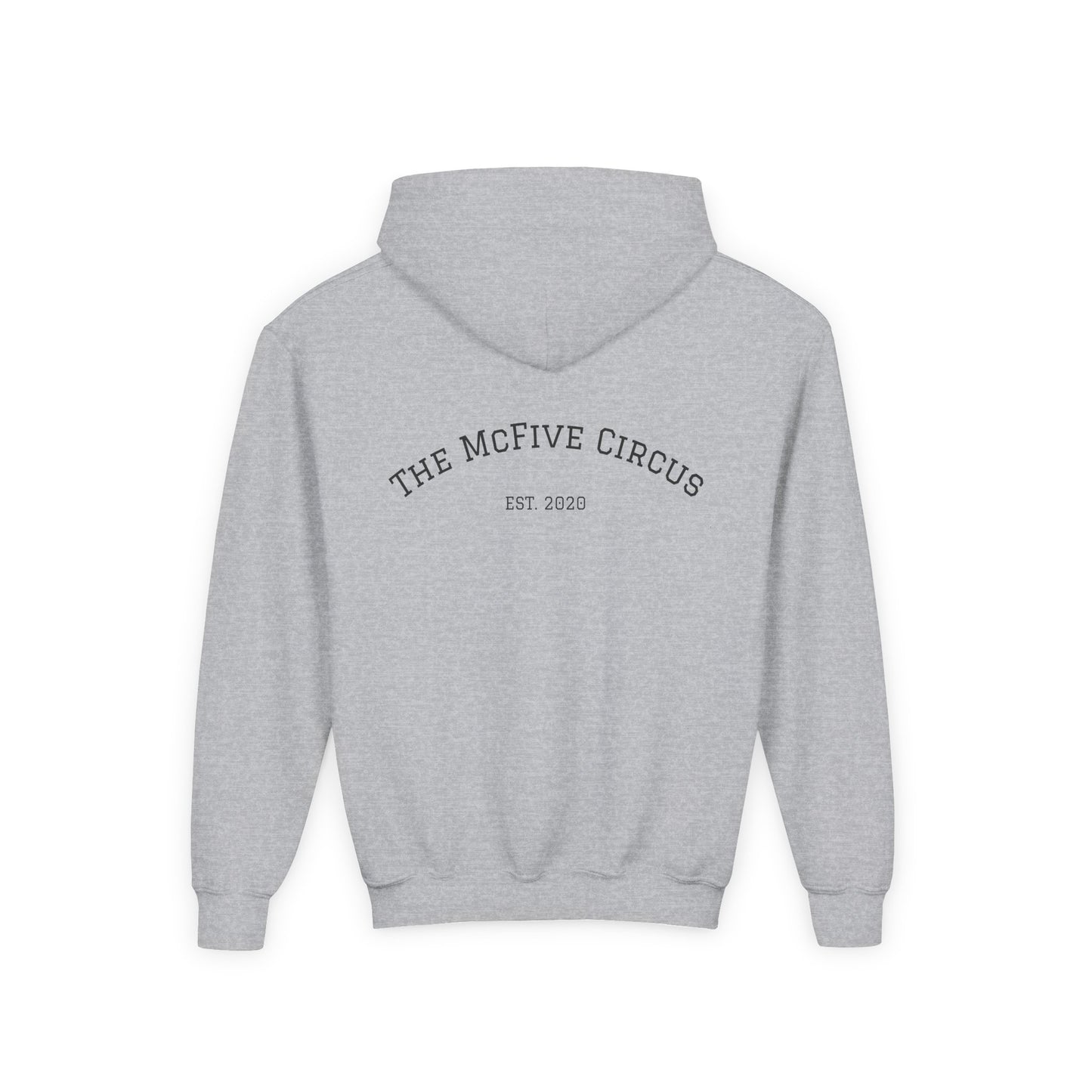 Youth Hoodie — The McFive Circus Kids Pullover Est. 2020