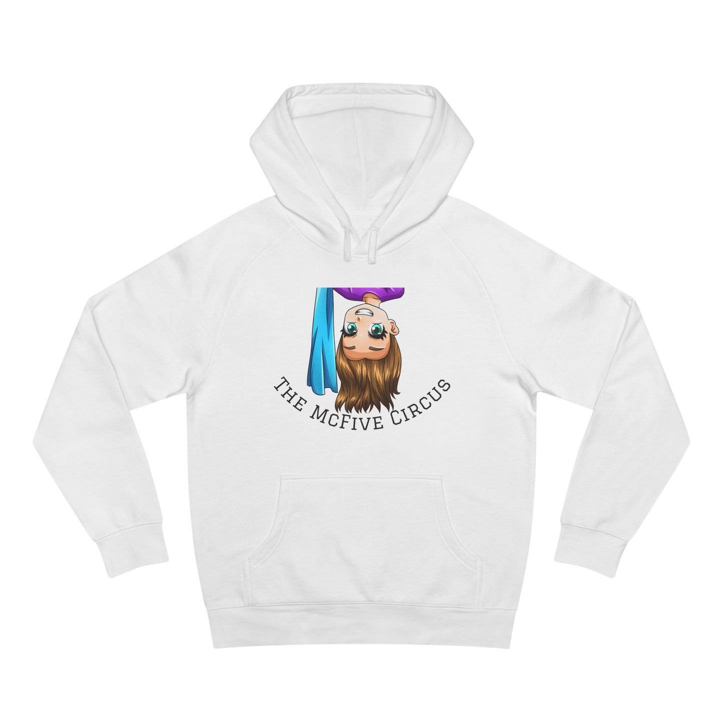 Circus Acrobat Hoodie — The McFive Circus Upside-Down Graphic Hoodie