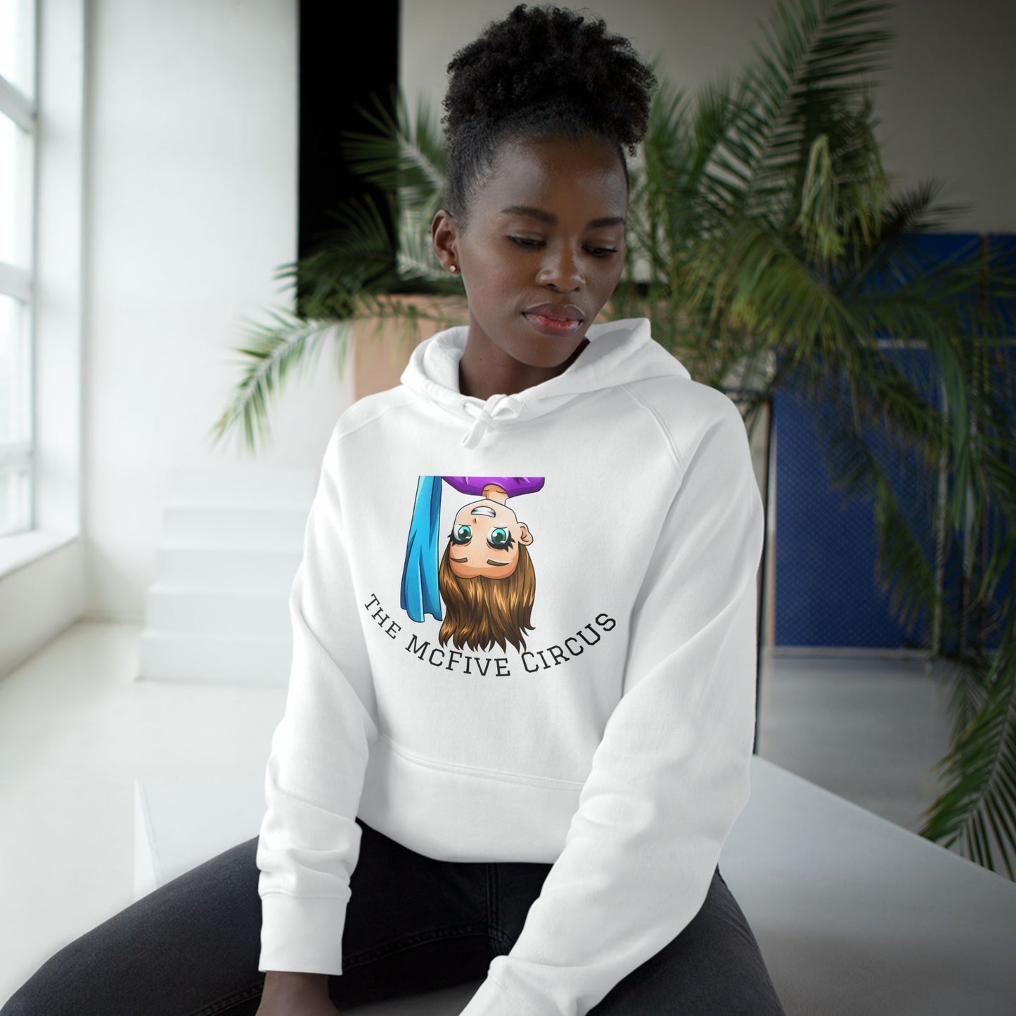 Circus Acrobat Hoodie — The McFive Circus Upside-Down Graphic Hoodie