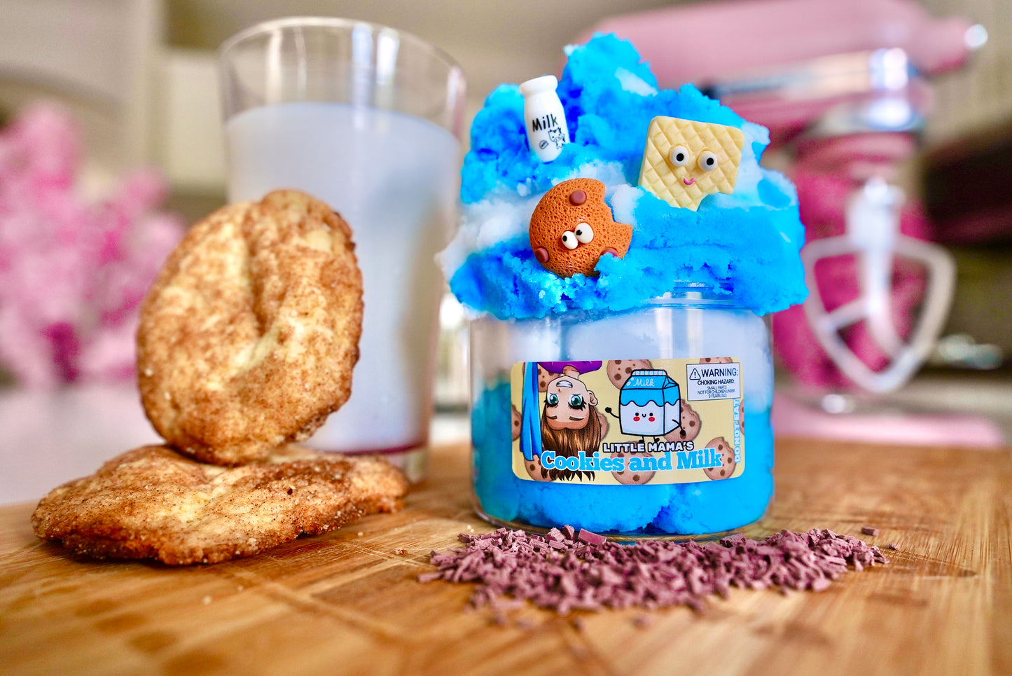 Little Mama's Cookies and Milk