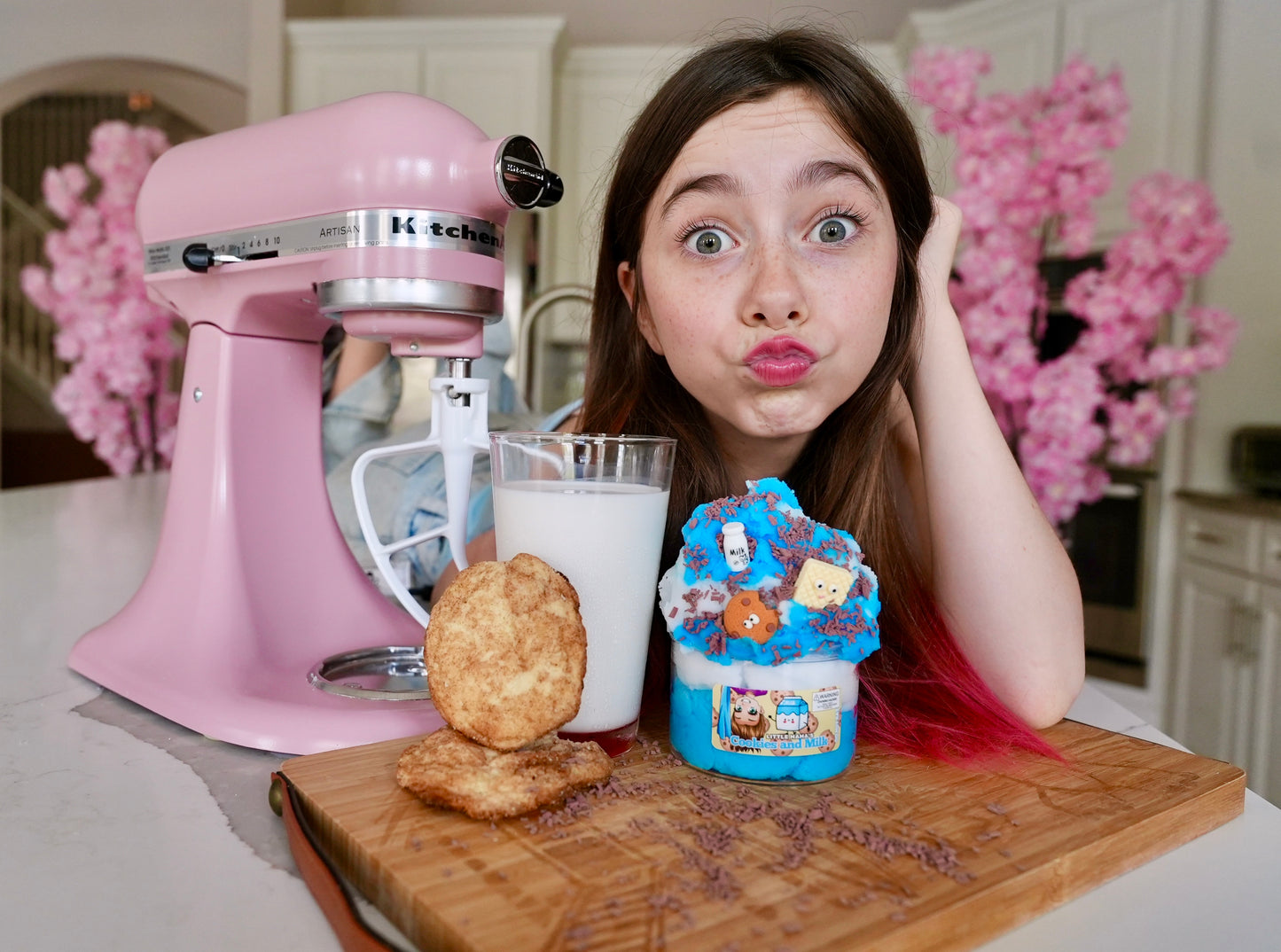 Little Mama's Cookies and Milk