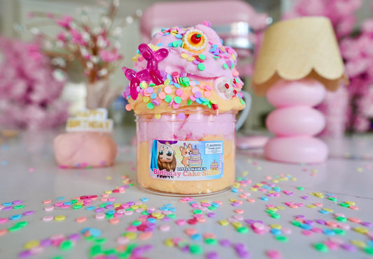 Little Mama's Birthday Cake Slime