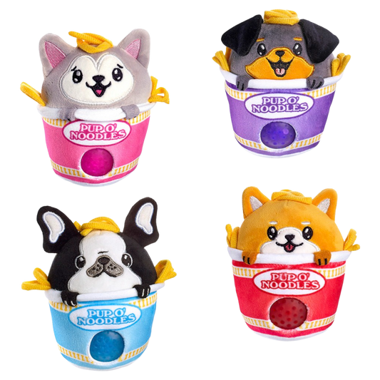 Pup O' Noodles Plush Beadie